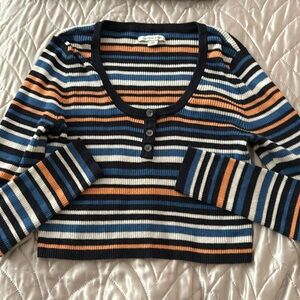 American Eagle large long sleeve multi colored shirt